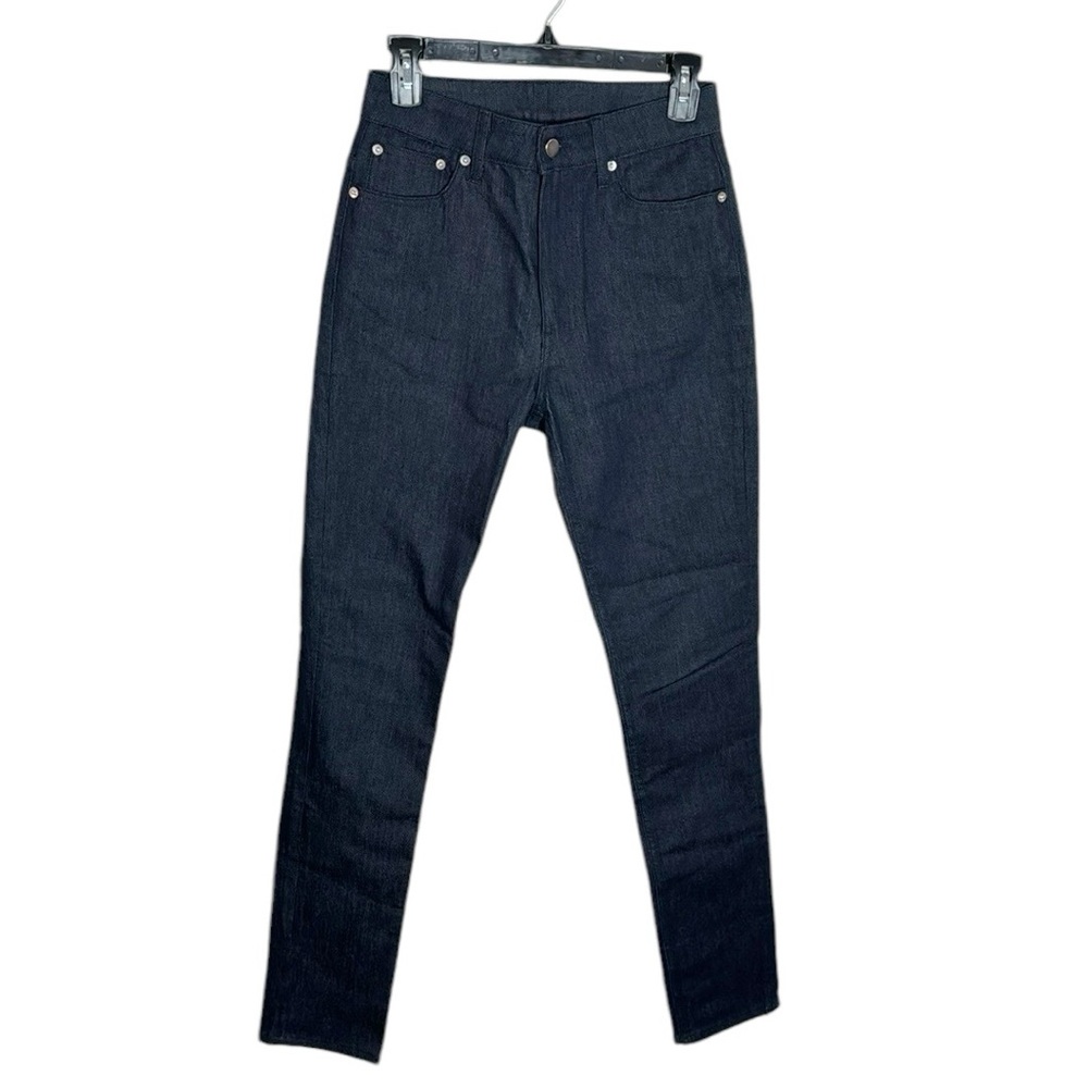 New Oak New York High rise dark wash straight slim jeans Size 28